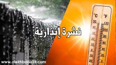 نشرة إنذارية.. موجة حر وزخات رعدية مرتقبة بعدد من مناطق المملكة