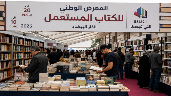 المعرض الوطني للكتاب المستعمل بالدار البيضاء يجدد موعده مع عشاق القراءة